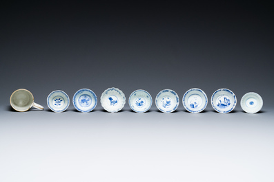 A very extensive collection of Chinese cups and saucers, Kangxi and later