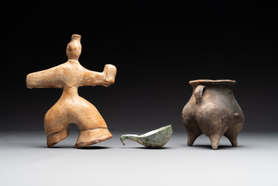 A varied collection of archaeological objects, China and Thailand, Qing and earlier