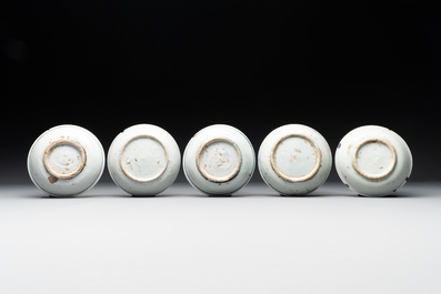A collection of 11 Chinese blue and white wares, Ming
