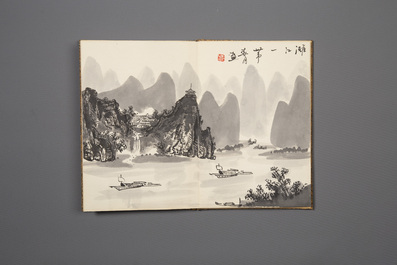 Three Chinese albums: Xu Beihong 徐悲鴻(1895-1953), Bada Shanren 八大山人(1626-1705) and anonymous, ink and colour on paper