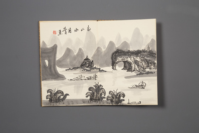 Three Chinese albums: Xu Beihong 徐悲鴻(1895-1953), Bada Shanren 八大山人(1626-1705) and anonymous, ink and colour on paper
