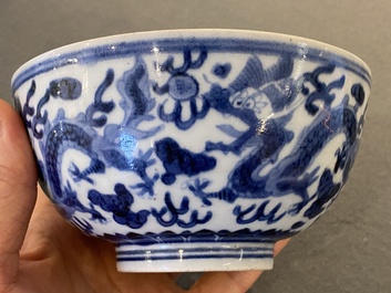 A Chinese blue and white 'Bleu de Hue' bowl for the Vietnamese market, Gi&aacute;p T&iacute;  甲子 mark, ca. 1804