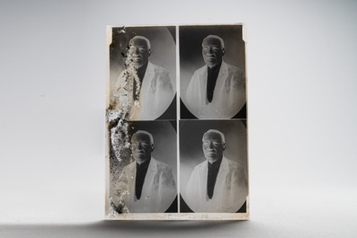 A collection of 83 wet-collodion portrait negatives on glass, China, 19th C.