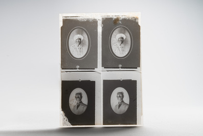 A collection of 83 wet-collodion portrait negatives on glass, China, 19th C.