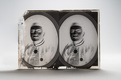 A collection of 83 wet-collodion portrait negatives on glass, China, 19th C.