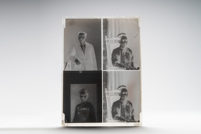 A collection of 83 wet-collodion portrait negatives on glass, China, 19th C.