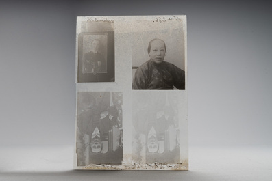 A collection of 83 wet-collodion portrait negatives on glass, China, 19th C.