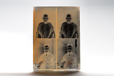 A collection of 83 wet-collodion portrait negatives on glass, China, 19th C.