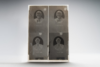 A collection of 83 wet-collodion portrait negatives on glass, China, 19th C.