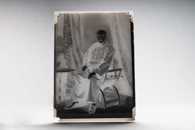 A collection of 83 wet-collodion portrait negatives on glass, China, 19th C.