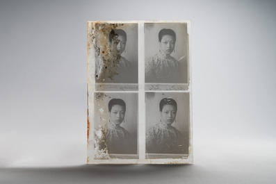 A collection of 83 wet-collodion portrait negatives on glass, China, 19th C.