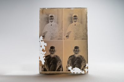 A collection of 83 wet-collodion portrait negatives on glass, China, 19th C.