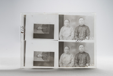 A collection of 83 wet-collodion portrait negatives on glass, China, 19th C.