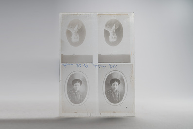 A collection of 83 wet-collodion portrait negatives on glass, China, 19th C.