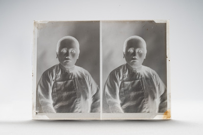 A collection of 83 wet-collodion portrait negatives on glass, China, 19th C.