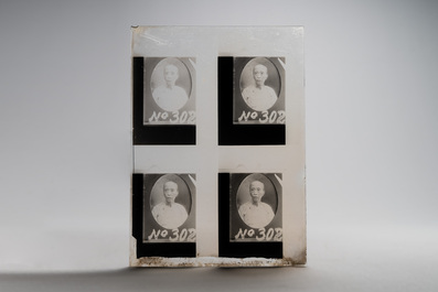 A collection of 83 wet-collodion portrait negatives on glass, China, 19th C.