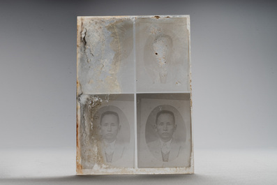 A collection of 83 wet-collodion portrait negatives on glass, China, 19th C.