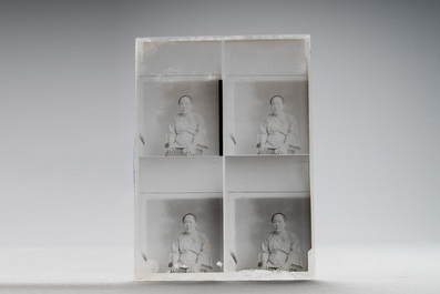 A collection of 83 wet-collodion portrait negatives on glass, China, 19th C.