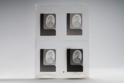 A collection of 83 wet-collodion portrait negatives on glass, China, 19th C.