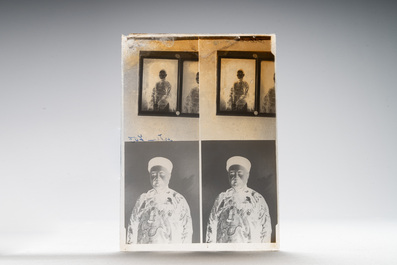 A collection of 83 wet-collodion portrait negatives on glass, China, 19th C.