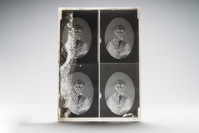 A collection of 83 wet-collodion portrait negatives on glass, China, 19th C.