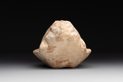 A Chinese marble head of Guanyin, Tang