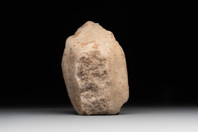 A Chinese marble head of Guanyin, Tang