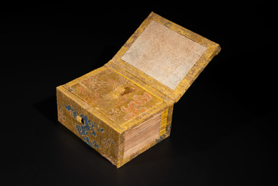 A Chinese shoushan stone 'Changchun Jushi 長春居士' seal with its original case, 18th C.