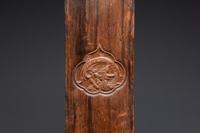 A pair of Chinese Huanghuali wood chairs, Ming