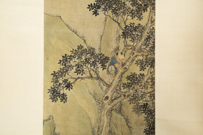 Qian Huian 錢慧安 (1833-1911): 'Playing boys', ink and colour on silk, 19/20th C.