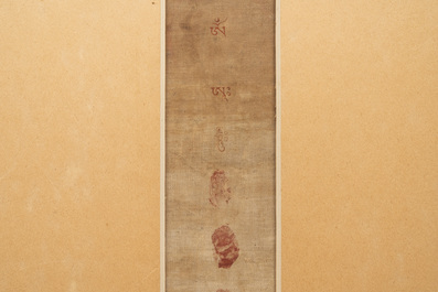 A thangka depicting Lama, Tibet, 18/19th C.
