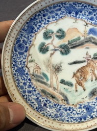 A Chinese famille rose 20-piece tea service, Yongzheng/Qianlong