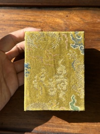A Chinese shoushan stone 'Changchun Jushi 長春居士' seal with its original case, 18th C.