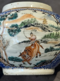 A Chinese famille rose 20-piece tea service, Yongzheng/Qianlong
