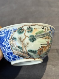 A Chinese famille rose 20-piece tea service, Yongzheng/Qianlong