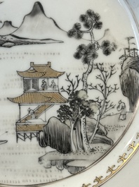 A Chinese famille rose 20-piece tea service, Yongzheng/Qianlong