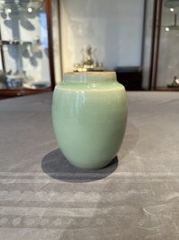 A Chinese Longquan celadon jar, Song