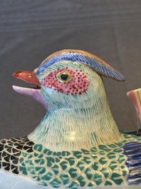 A Japanese Kakiemon model of mandarin duck, Edo, late 17th C.