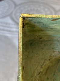 An inscribed Chinese archaistic bronze food vessel, 'gui 簋', Ming