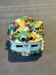 A Chinese sancai 'luduan' censer, Kangxi