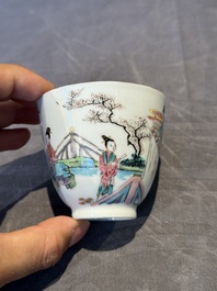 A fine Chinese famille rose 'Xi Xiang Ji' cup, Yongzheng