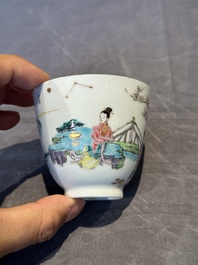 A fine Chinese famille rose 'Xi Xiang Ji' cup, Yongzheng