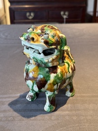 A Chinese sancai 'luduan' censer, Kangxi