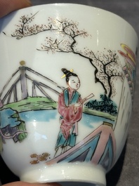 A fine Chinese famille rose 'Xi Xiang Ji' cup, Yongzheng