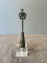 A group of seven bronze and pottery objects, Syria, Persia, and Luristan, 3rd C. and earlier