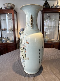 A Chinese qianjiang cai 'playing boys' vase, Ma Qingyun 馬慶雲 seal mark, dated 1917