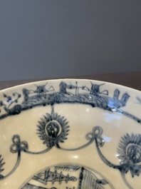A collection of ten Chinese blue and white bowls, Ming