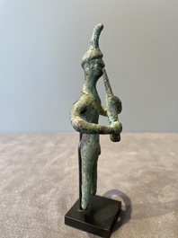 A group of seven bronze and pottery objects, Syria, Persia, and Luristan, 3rd C. and earlier