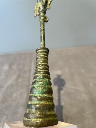 A group of seven bronze and pottery objects, Syria, Persia, and Luristan, 3rd C. and earlier