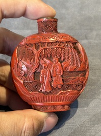 A group of six various Chinese snuff bottles, 19/20th C.
